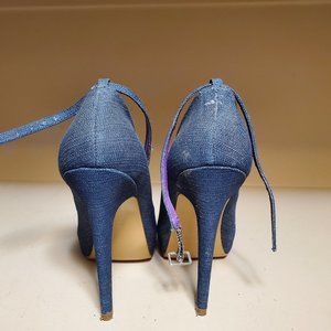 Denim High Heels